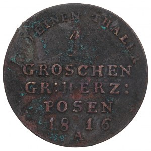 Grand Duchy of Posen, 1 groschen 1816, Berlin