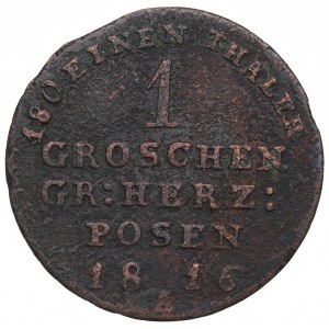 Grand Duchy of Posen, 1 groschen 1816, Berlin