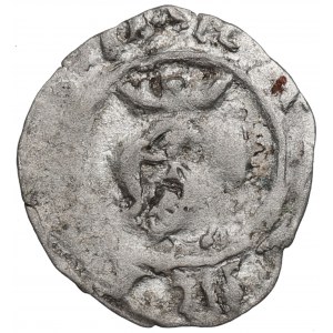 Kazimír III Veľký, denár bez dátumu, Krakov