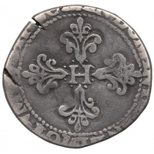 France, Henri III, 1/2 franc 1581 - date 1851