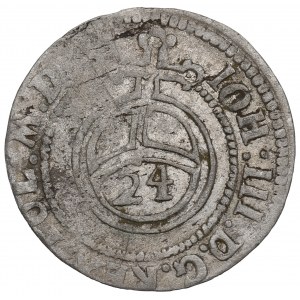 Courland, John III Sobieski / Frederick Casimir, Mitawa half-track 1687 - vzácne