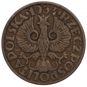 II Republic of Poland, 5 groschen 1934