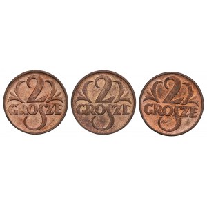 Druhá republika, sada 2 mincí 1937-39