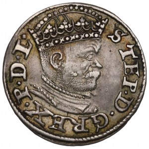 Stefan Batory, Trojak 1586, Riga - unbeschrieben