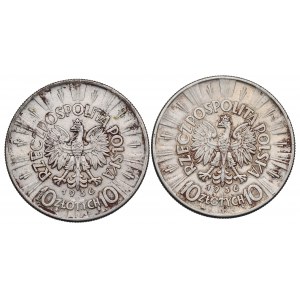 II RP, Satz von 10 Zloty 1936 Piłsudski