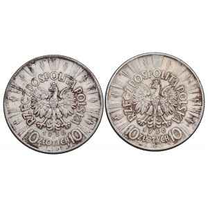 II RP, Zestaw 10 złotych 1936 Piłsudski