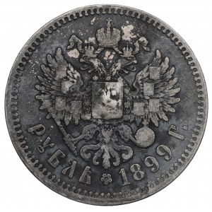 Rusko, Mikuláš II., rubl 1899 **