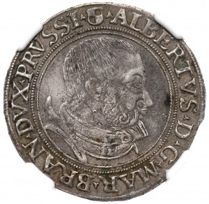 Prusy Książęce, Albreht Hohenzollern, Szóstak 1535, Królewiec - NGC AU Det.