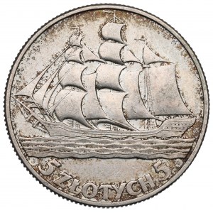 II Republic of Poland, 5 zloty 1936 Ship