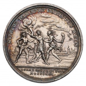 Poniatowski, Medaille zum Gedenken an die Entführung des Königs 1771 Oexlein