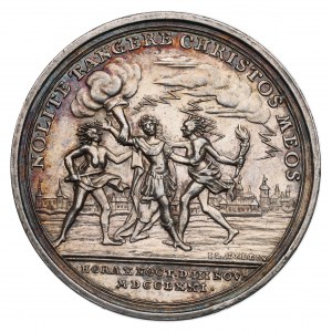 Poniatowski, medaile k památce únosu krále 1771 Oexlein
