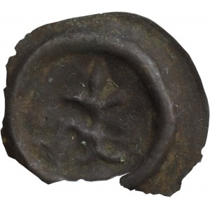 Pomorze Wschodnie, Świętopełk II Wielki (1220-1266), brakteat, paw w prawo z lilią - rzadki