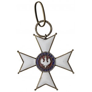 II RP, Komandérsky kríž Rádu Polonia Restituta - ryhovaný ZRADA