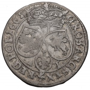 John II Casimir Vasa, 6 groschen 1662, Bromberg