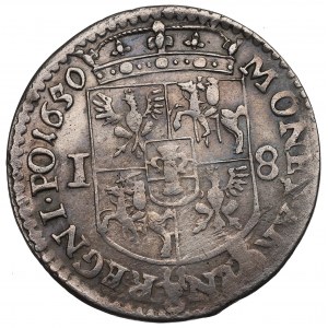 John II Casimir, 18 groschen 1650, Fraustadt