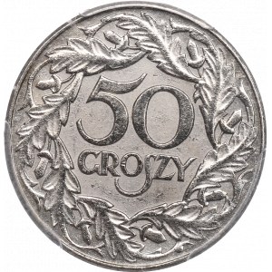 II Rzeczpospolita, 50 grošů 1938 - PCGS MS62