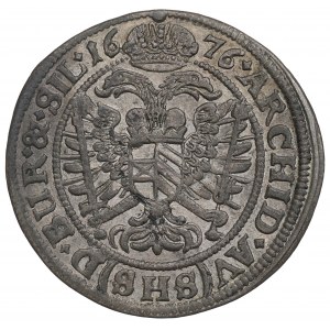 Sliezsko pod vládou Habsburgovcov, Leopold I., 6 krajcars 1676, Wrocław