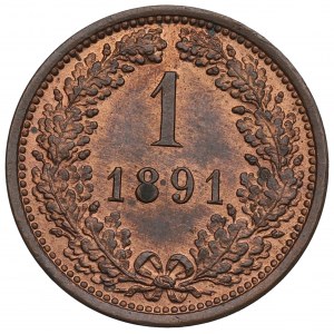 Rakousko, 1 krajcar 1891