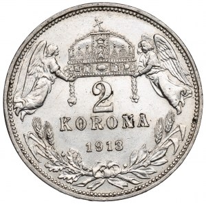 Maďarsko, František Josef, 2 koruny 1912