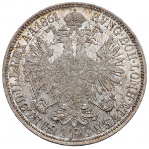 Austria-Hungary, 1 florin 1861