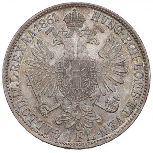 Austria-Hungary, 1 florin 1861