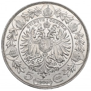 Austria, Franz Joseph, 5 corona 1900