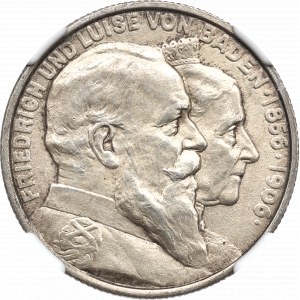 Germany, Baden, 2 mark 1906 - NGC