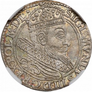 Sigismund III, Groschen 1604, Cracow - NGC MS64
