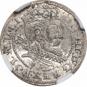 Sigismund III, Groschen 1605, Cracow - NGC MS63
