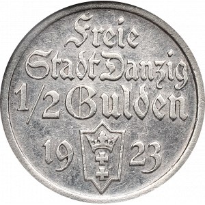 Freie Stadt Danzig, 1/2 gulden 1923