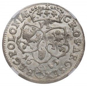 John III Sobieski, 6 groschen 1683, Bromberg - NGC MS62