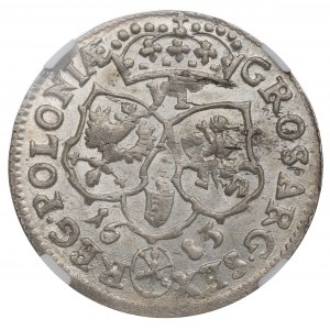 Ján III Sobieski, šiesty z roku 1683, Bydgoszcz - erb Jelita NGC MS62