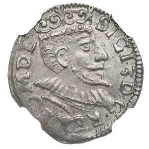 Zikmund III Vasa, Trojak 1594, Poznaň - NGC MS63