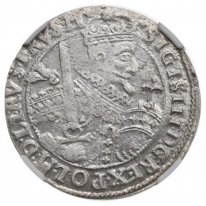 Zikmund III Vasa, Ort 1622, Bydgoszcz - ex Pączkowski PRVS M NGC MS64