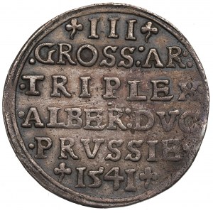 Kniežacie Prusko, Albrecht Hohenzollern, Trojak 1541, Königsberg