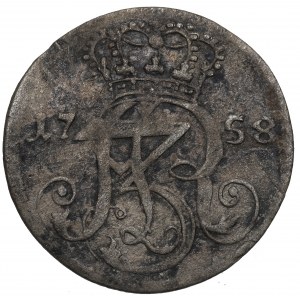 Saxony, Friedrich August II, 3 groschen 1758, Danzig