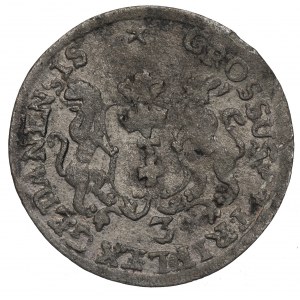 Saxony, Friedrich August II, 3 groschen 1758, Danzig