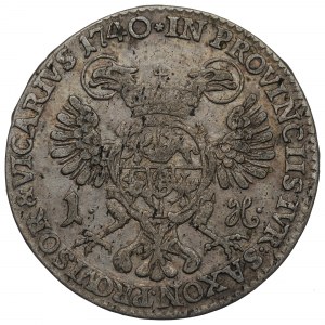 Germany, Saxony, 1 groschen 1740