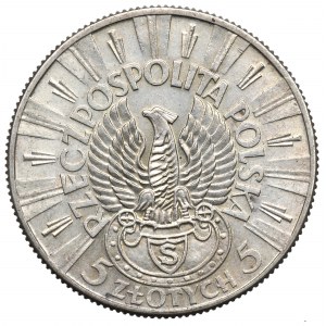 II RP, 5 zlotých 1934 Strelecký orol