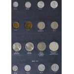 PRL, Kompletna kolekcja monet w klaserach rocznikowych - 1949-1990