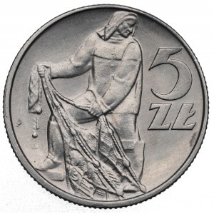 PRL, 5 Zloty 1974 Rybak