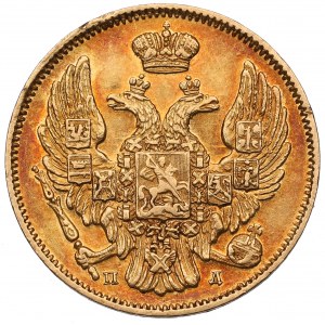 Ruské dělení, Mikuláš I., 3 ruble=20 zlotých 1835, Petrohrad