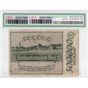 Sopot, 500 000 mariek 1923 - GDA 12