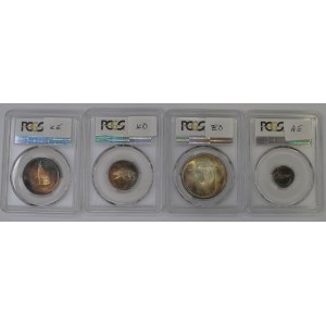 Kanada, Zestaw rocznika 1967 - całość grading PCGS MS64