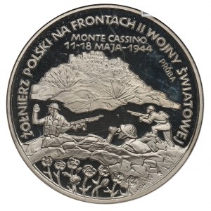 III RP, 200 000 PLN 1994, Monte Cassino - Vzorek niklu