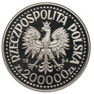 III RP, 200 000 zł 1994, Monte Cassino - Specimen Ni