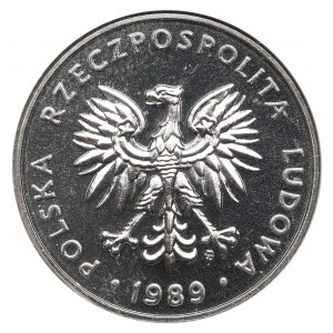 Polská lidová republika, 20 zlotých 1989 - Niklováno