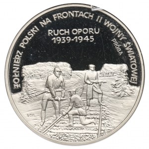 III RP, 200.000 złotych 1993, Ruch Oporu 1939-1945 - Próba Nikiel