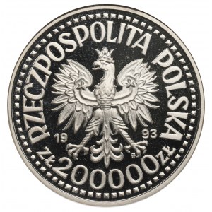 Third Republic, 200,000 zloty 1993, Resistance 1939-1945 - Sample Nickel