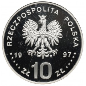 III RP, 10 złotych 1997 Stefan Batory - półpostać